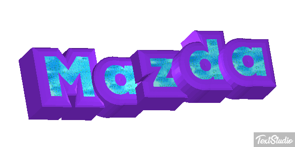 Mazda Text effect