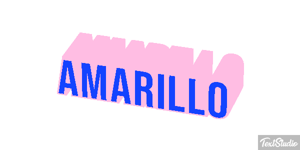 Amarillo Text effect
