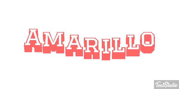 Amarillo Text effect