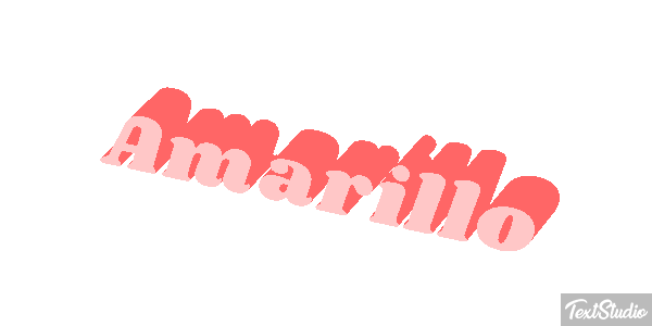 Amarillo Text effect