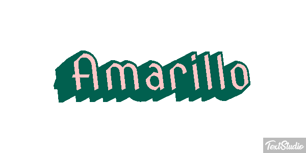 Amarillo Text effect