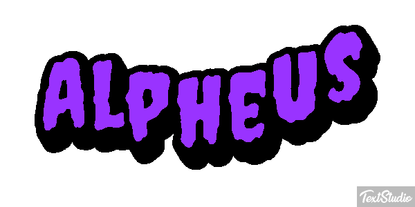 Alpheus Effet de texte