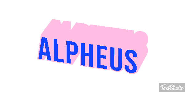 Alpheus Effet de texte