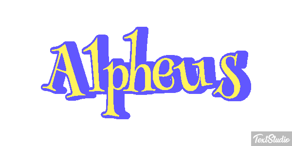 Alpheus Effet de texte