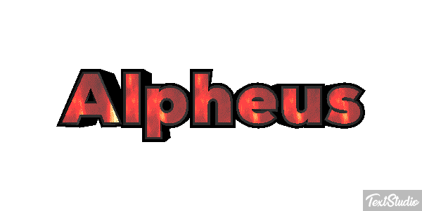 Alpheus Effet de texte