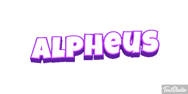Alpheus Effet de texte