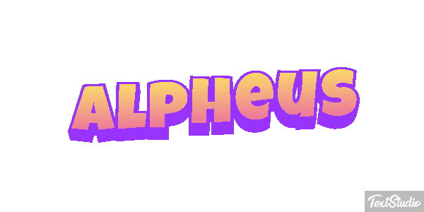 Alpheus Effet de texte