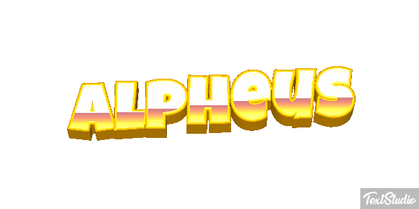 Alpheus Effet de texte