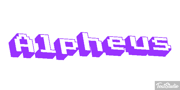 Alpheus Effet de texte
