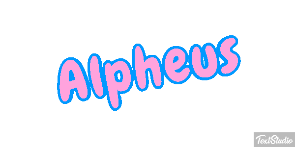 Alpheus Effet de texte