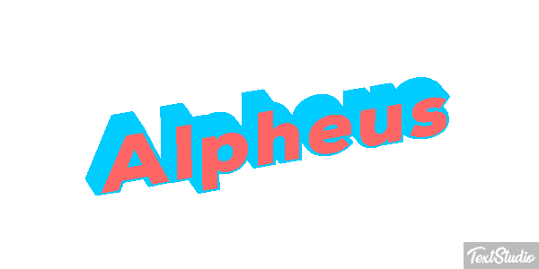 Alpheus Effet de texte