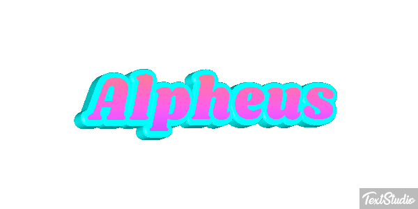 Alpheus Effet de texte