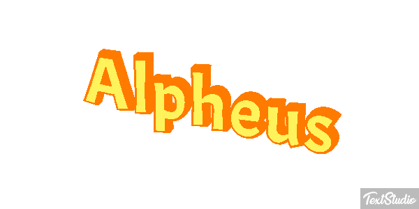 Alpheus Effet de texte