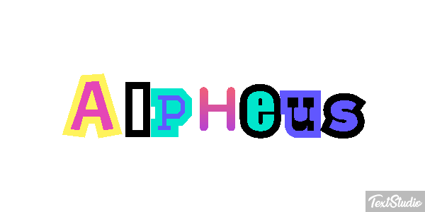 Alpheus Effet de texte