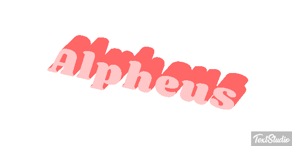 Alpheus Effet de texte