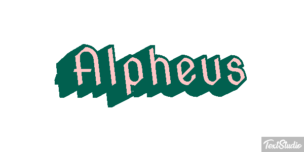 Alpheus Effet de texte
