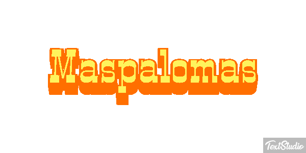 Maspalomas Efekt tekstowy