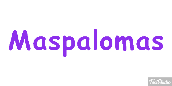 Maspalomas Efekt tekstowy