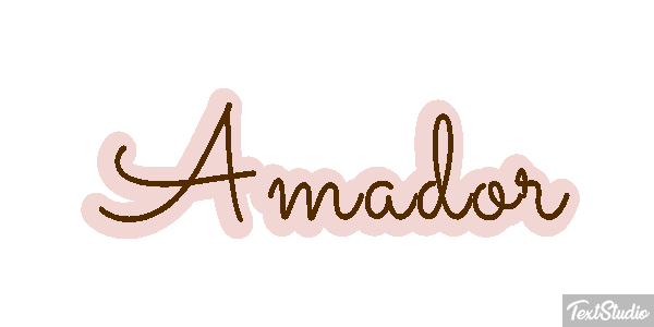 Amador Efecto de texto