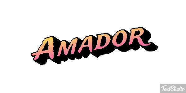 Amador Efecto de texto