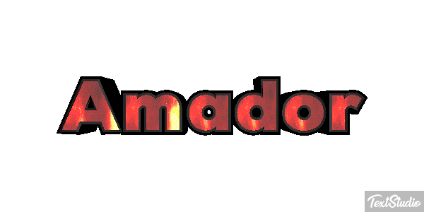 Amador Efecto de texto