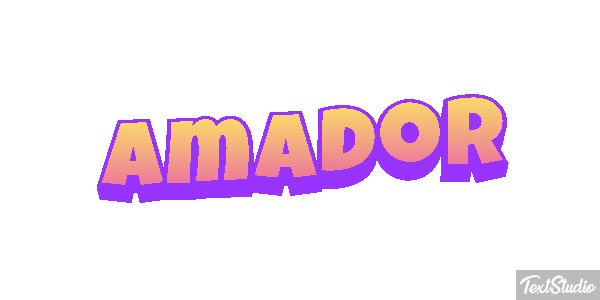 Amador Efecto de texto