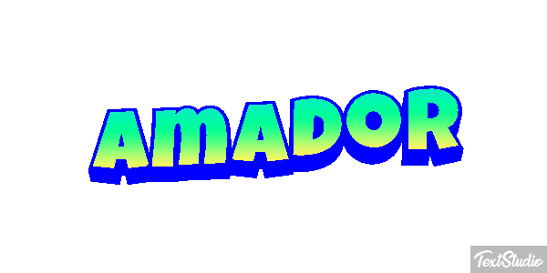 Amador Efecto de texto