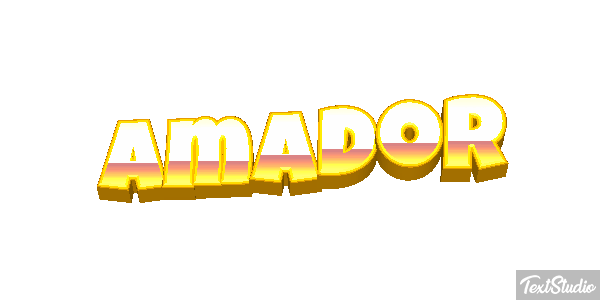 Amador Efecto de texto