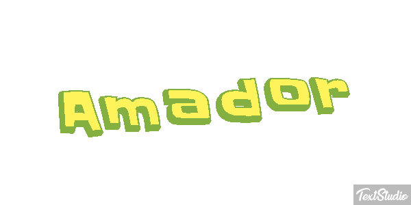 Amador Efecto de texto