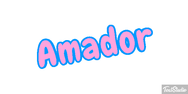 Amador Efecto de texto