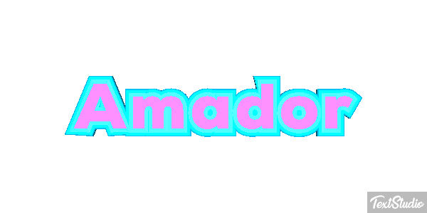 Amador Efecto de texto
