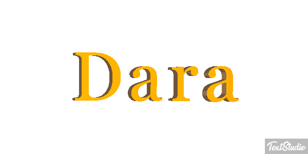 Dara Efecto de texto