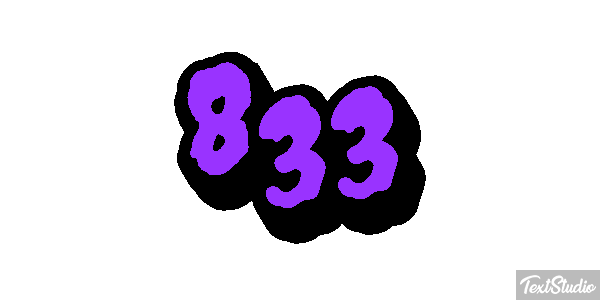 833 Efekt tekstowy