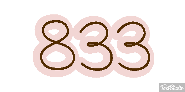 833 Efekt tekstowy