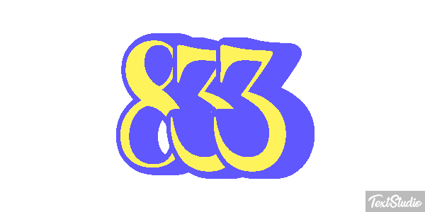 833 Efekt tekstowy