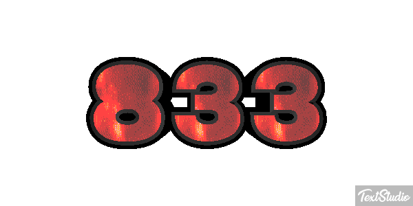 833 Efekt tekstowy