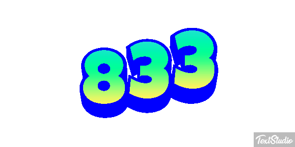 833 Efekt tekstowy
