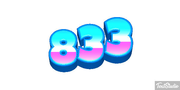 833 Efekt tekstowy