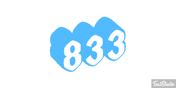 833 Efekt tekstowy