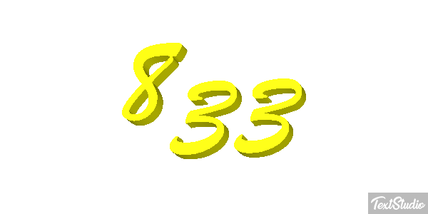 833 Efekt tekstowy