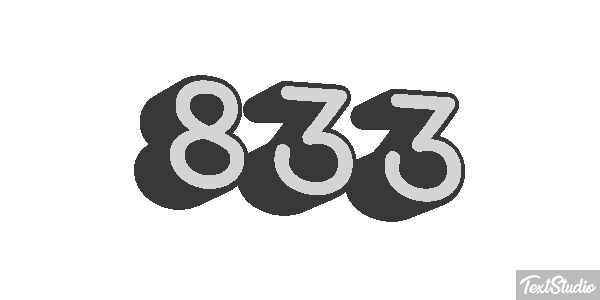 833 Efekt tekstowy