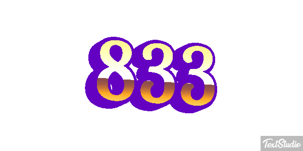 833 Efekt tekstowy