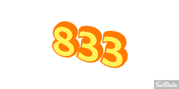 833 Efekt tekstowy