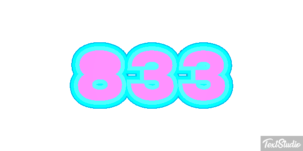 833 Efekt tekstowy