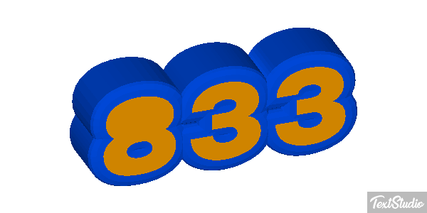 833 Efekt tekstowy