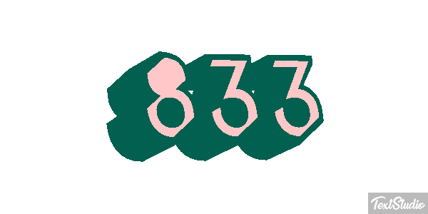 833 Efekt tekstowy
