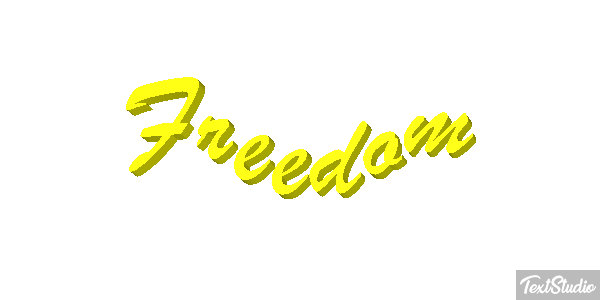 Freedom Text effect