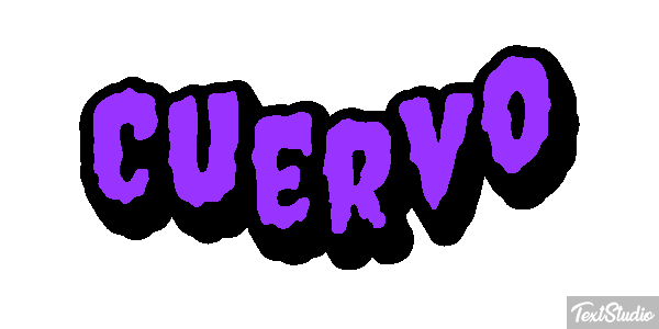 Cuervo Efecto de texto