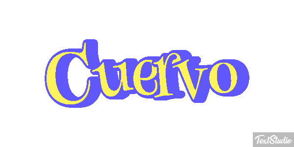 Cuervo Efecto de texto