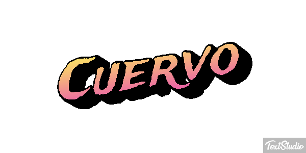 Cuervo Efecto de texto